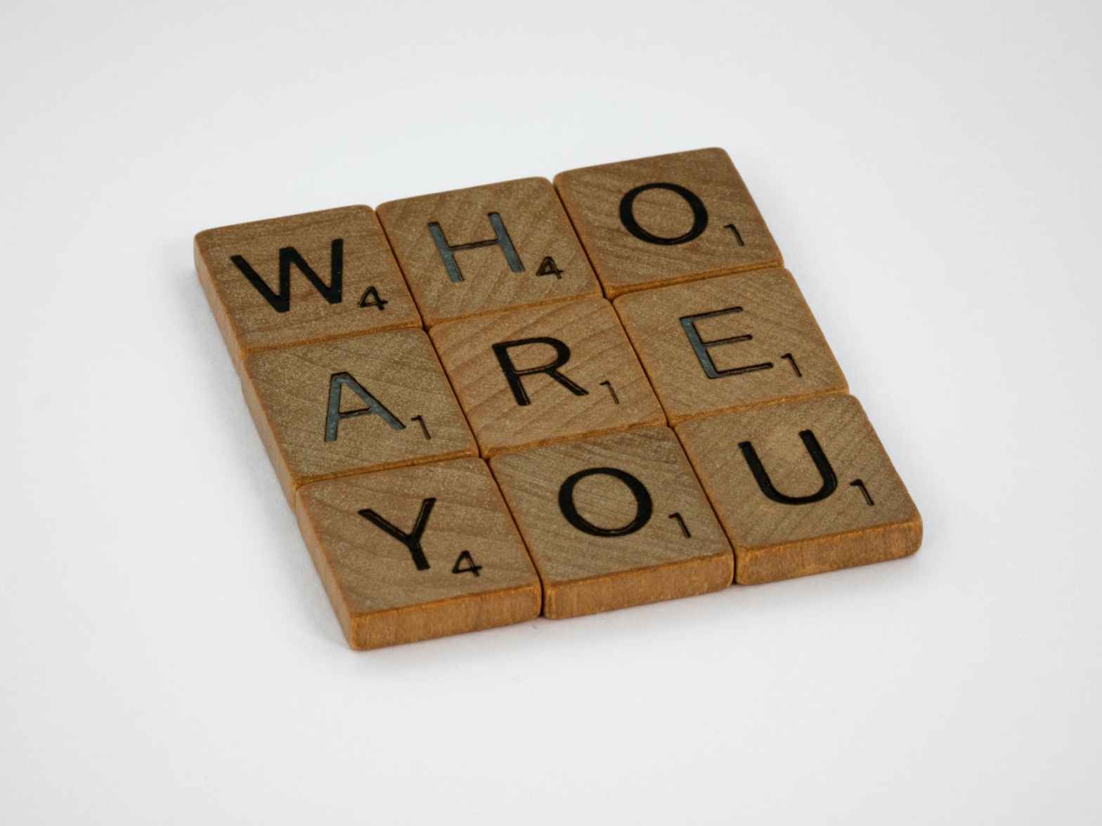 wood typography photography luck
